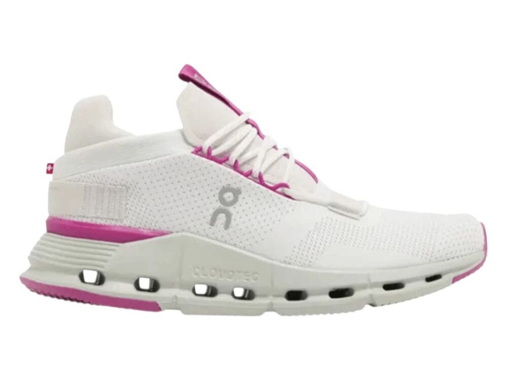 ON RUNNING Cloudnova 2 Limited Edition 'Ivory/Pink' Running Shoes Size 7